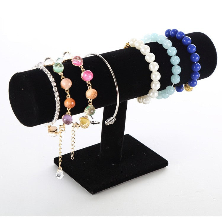 Portable Black Velvet Jewelry Display