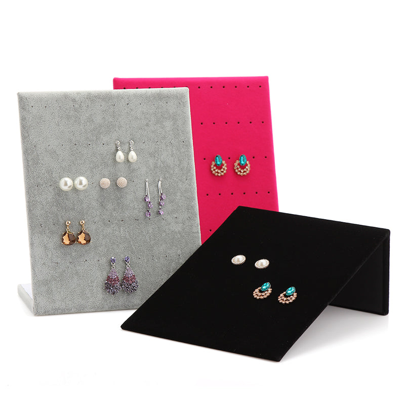 Fashion Velvet Studs Jewelry Display