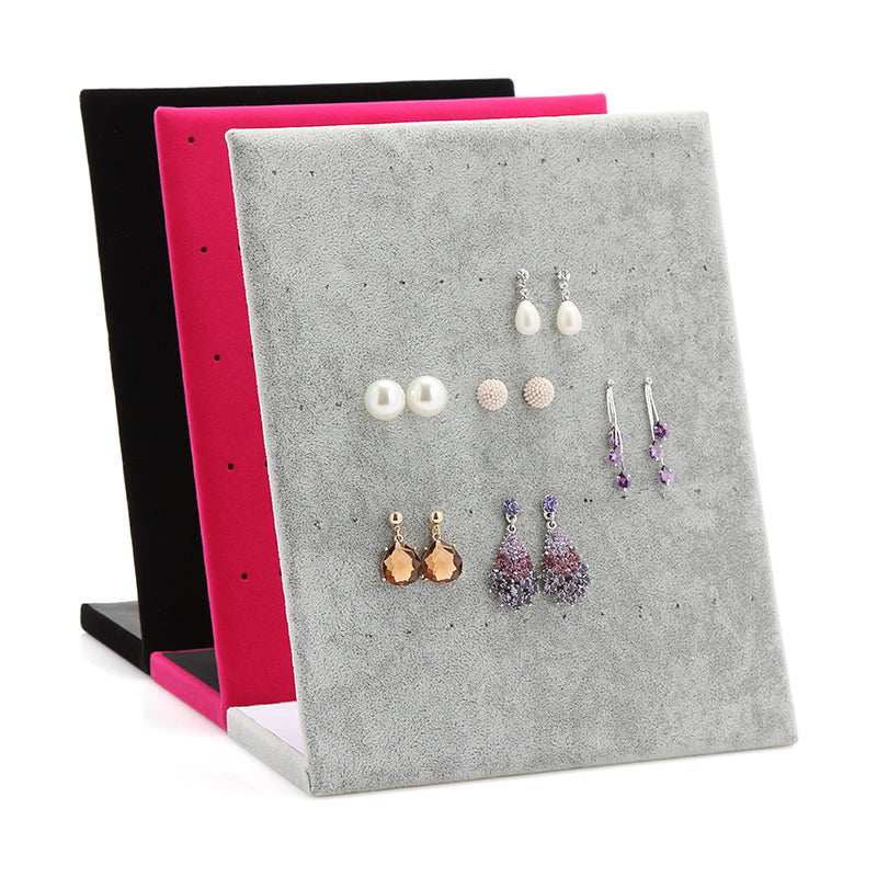 Fashion Velvet Studs Jewelry Display