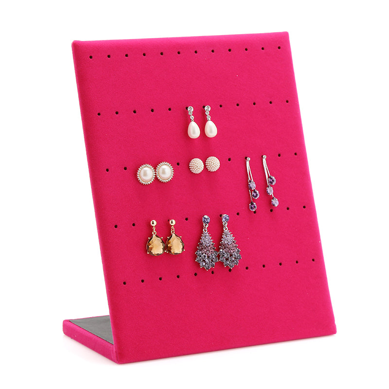 Fashion Velvet Studs Jewelry Display