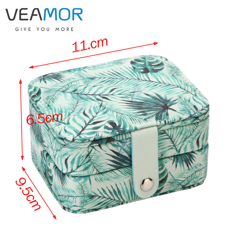 Two-Layer PU Fashion Jewelry Box