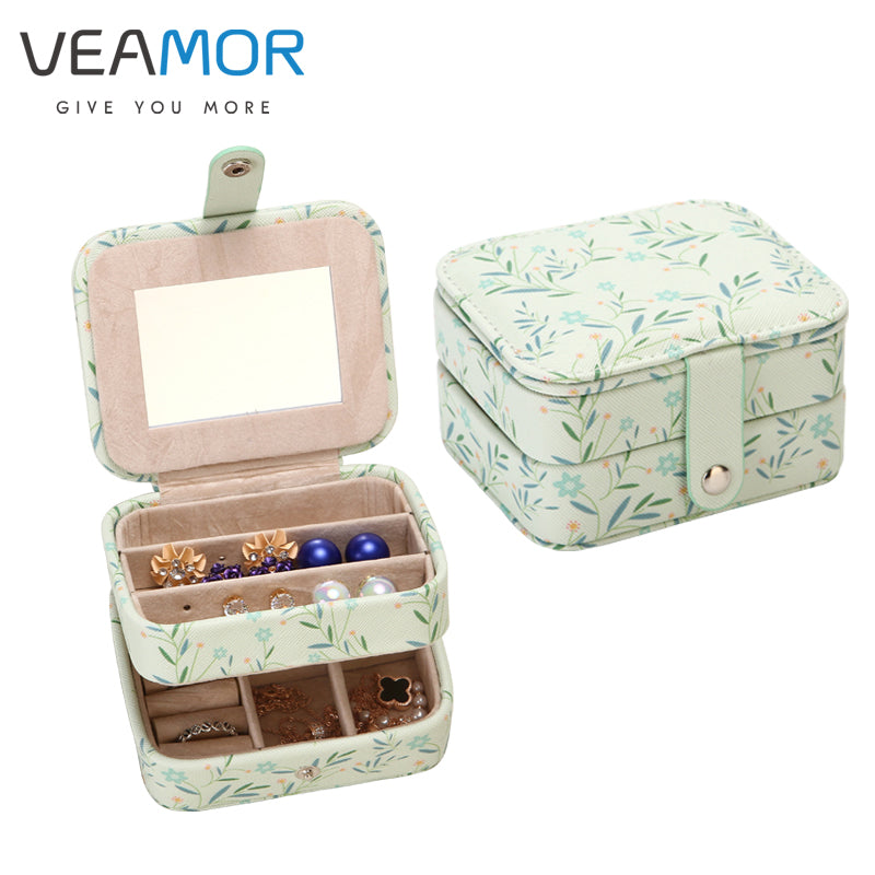 Two-Layer PU Fashion Jewelry Box