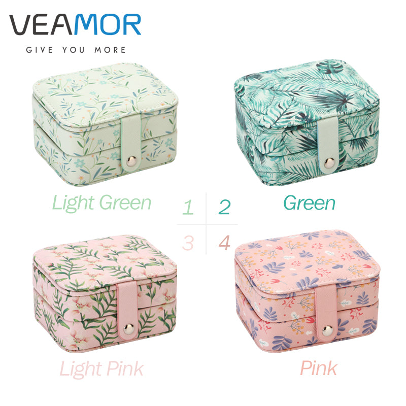 Two-Layer PU Fashion Jewelry Box